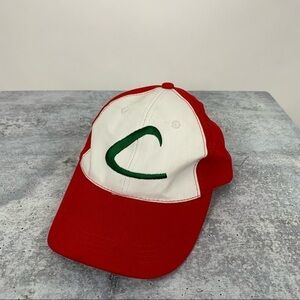 Flat Bill Ash Ketchum Pokémon Adjustable Embroidered Hat